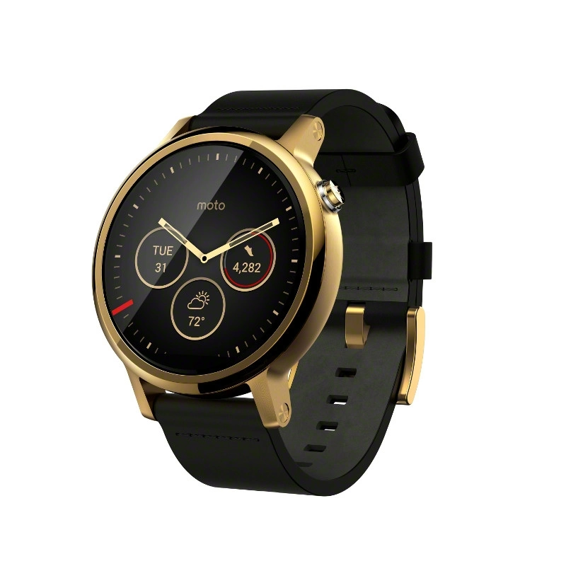 Reloj Android Motorola Moto 360 2da Generación - 46 mm negro y dorado