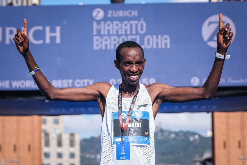 Marius Kimutai  de Bahrein (02:05:06) - Marató Barcelona 2023